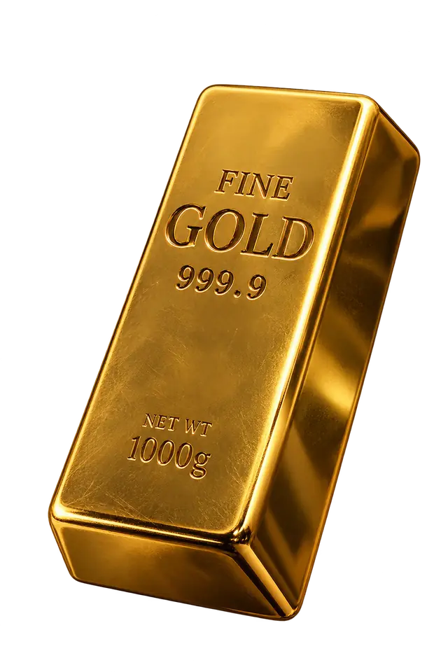 Goldbarren, 1000 g Feingold 999,9